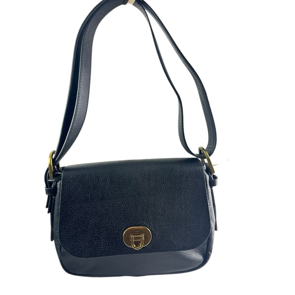 Fossil Harper Leather Black Crossbody
